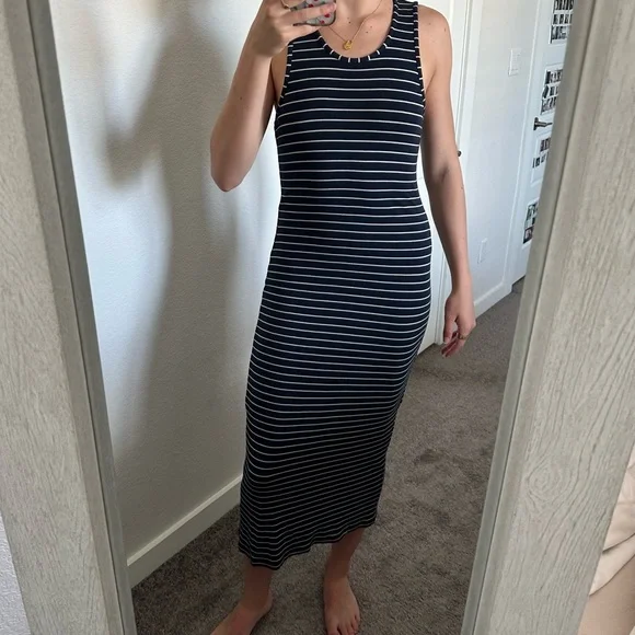 white christmas dresses Marine Layer Lexi Rib Sun-In Maxi Dress